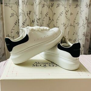 Alexander McQueen Men's Sneakers in White and Black